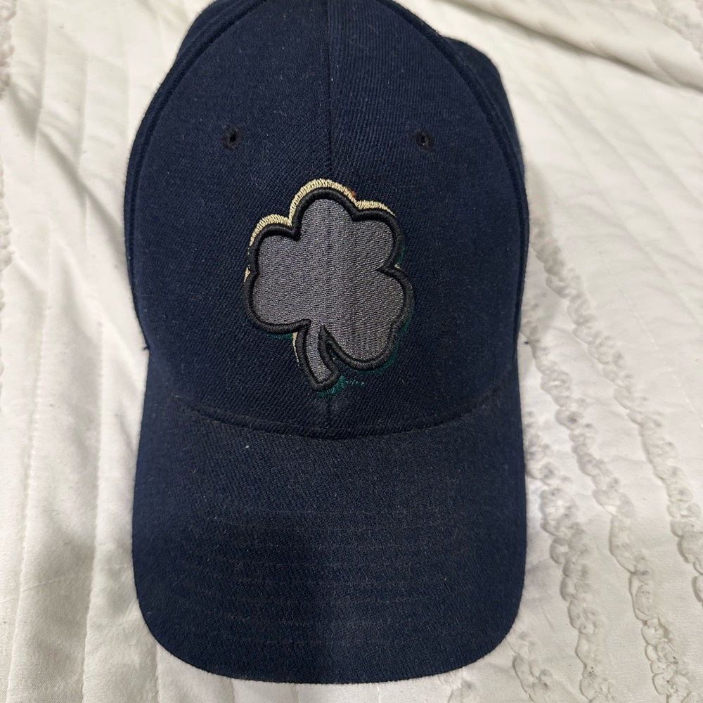 Notre Dame Black Fitted Cap